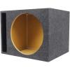 imageRockville RSV15 15 26 CuFt Vented Car Audio Subwoofer Box 34 MDF 32Hz Tuned Gold Terminals Black Carpet Finish for Deep Bass in Car Audio Systems