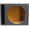 imageRockville RSV15 15 26 CuFt Vented Car Audio Subwoofer Box 34 MDF 32Hz Tuned Gold Terminals Black Carpet Finish for Deep Bass in Car Audio Systems