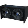imageRockville RV1212P Dual 12 1200W Car Audio Subwoofers in Vented Enclosure 4Ohm Clean Punchy Bass 600W RMS Music Rating Durable MDF Build for Car Audio SystemsBlack