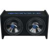 imageRockville RV1212P Dual 12 1200W Car Audio Subwoofers in Vented Enclosure 4Ohm Clean Punchy Bass 600W RMS Music Rating Durable MDF Build for Car Audio SystemsBlack