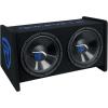 imageRockville RV1212P Dual 12 1200W Car Audio Subwoofers in Vented Enclosure 4Ohm Clean Punchy Bass 600W RMS Music Rating Durable MDF Build for Car Audio SystemsBlack