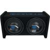 imageRockville RV1212P Dual 12 1200W Car Audio Subwoofers in Vented Enclosure 4Ohm Clean Punchy Bass 600W RMS Music Rating Durable MDF Build for Car Audio SystemsBlack