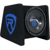 imageRockville RV1212P Dual 12 1200W Car Audio Subwoofers in Vented Enclosure 4Ohm Clean Punchy Bass 600W RMS Music Rating Durable MDF Build for Car Audio SystemsBlack