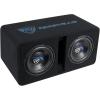 imageRockville DV10K52 Dual 10 K5 2400w Car Subwoofers PreLoaded Vented Sub Enclosure Box 2 Ohm 34 MDF Cast Iron Basket for Powerful Car Audio Bass