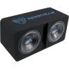 imageRockville DV12K51 Dual 12 K5 2800W Car Subwoofers 1Ohm Vented Enclosure Deep Bass Durable Build for Car Audio EnthusiastsDual 12 2 Ohm