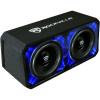 imageRockville DV8K6D1 Dual 8in 2800W K6 Car Subwoofers 1Ohm  Plexi Enclosure in Vented MDF Box Selectable BlueWhite LEDDual 12 1 Ohm