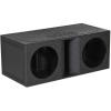 imageRockville RPORT12 Dual 12 40 Cu Ft Horn Ported Subwoofer Enclosure Bedliner Finish JPort Design 30 Hz Tuning Perfect for Car Audio Enthusiasts