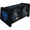 imageRockville RV1212P Dual 12 1200W Car Audio Subwoofers in Vented Enclosure 4Ohm Clean Punchy Bass 600W RMS Music Rating Durable MDF Build for Car Audio SystemsBlack