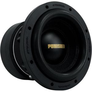 imageRockville Punisher 8D1 3000W Peak750W RMS 8 Car Subwoofer Dual 1Ohm UltraStiff Cone Advanced Cooling Durable Build for Bass Enthusiasts8 DVC 2 Ohm