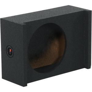 imageRockville RQT12 12 Sealed Subwoofer Enclosure Bedliner Finish Shallow Downfiring Design 34 MDF for CarTruck Audio Systems