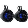 imageRockville PT65BR 65 300W peak100W RMS Powered Bluetooth True Coaxial Tower Speakers ClassD Amp IPX6 RGB LED Lights wRemote AuxRCA for ATVUTVRZRCart