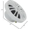 imageRockville Pair RMPREMIUM65 White 65 600W Marine Boat Speakers True Coax Design 4Ohm Waterproof Poly Injection Cone HighPower Handling for Boats ATVs and UTVsWhite