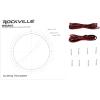 imageRockville RSM65B 65 640 Watt Peak  160 Watt RMS Marine Speakers 4 Ohm Waterproof Shallow Mount High Bass for Boats and Outdoor Vehicles 4Piece