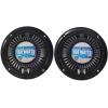 imageRockville RSM65B 65 640 Watt Peak  160 Watt RMS Marine Speakers 4 Ohm Waterproof Shallow Mount High Bass for Boats and Outdoor Vehicles 4Piece