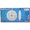 imageRockville RSM65B 65 640 Watt Peak  160 Watt RMS Marine Speakers 4 Ohm Waterproof Shallow Mount High Bass for Boats and Outdoor Vehicles 4Piece
