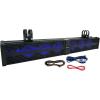 imageRockville XBAR24 200W RMS ATVUTV Soundbar 6 Speakers Bluetooth 50 LED Lights IPx6 Waterproof for OffRoad AdventuresBlack