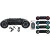 imageRockville RATV80L V2 Bluetooth ATVUTV Speaker System 600W Dual 8 Woofers LED Lighting Waterproof Wired Remote HeavyDuty Mounting Perfect for OffRoad Snowmobiles and Marine Use