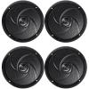 imageRockville RSM65B 65 640 Watt Peak  160 Watt RMS Marine Speakers 4 Ohm Waterproof Shallow Mount High Bass for Boats and Outdoor Vehicles 4Piece