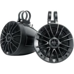 imageRockville UT65B 400W 65 Marine Speakers IPX6 Waterproof Swivel Mount True Coaxial Design Perfect for UTVATVBoat