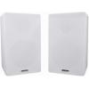 imageRockville 2 RockShelf 68W White 65 Home Bookshelf Speakers8 Speaker Stands