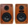 imageRockville ELITE5W V2 800W Home Audio 525 Bluetooth Bookshelf Speakers White Silk Dome Tweeter USBMemory Card Mic Inputs OpticalCoaxialRCA for Music Movies amp KaraokeBrown
