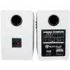 imageRockville ELITE5W V2 800W Home Audio 525 Bluetooth Bookshelf Speakers White Silk Dome Tweeter USBMemory Card Mic Inputs OpticalCoaxialRCA for Music Movies amp KaraokeWhite