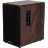 imageRockville Elite5 Bluetooth Bookshelf Speakers  800W 525 Drivers Optical amp USB Inputs Dual Mic Inputs BlackDark Wood