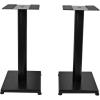 imageRockville ROCKSHELF 64C Bundle 2 65 in 400W Peak  100W RMS Wood Home Theater Bookshelf Speakers 2 RS21B 21 in Steel Speaker Stands for StudioBookshelf Speakers 4Items