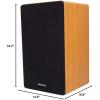 imageRockville ROCKSHELF 64C Bundle 2 65 in 400W Peak  100W RMS Wood Home Theater Bookshelf Speakers 2 RS21B 21 in Steel Speaker Stands for StudioBookshelf Speakers 4Items