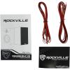 imageRockville RockShelf 58W Bundle 2 525 90W RMS360W Peak Per Pair Home Theater Bookshelf Speakers White Finish 2 RS37W 37 in Steel Floor Speaker Stands for Living Room Surround Sound 4Items