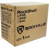 imageRockville RockShelf 64B Bundle Pair RockShelf 64B 65 in 400W Peak100W RMS Per Pair 4 Ohm Bookshelf Speakers 2 RS29B 29 in Steel Speaker Stands Black 4 Items