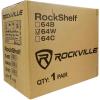 imageRockville RockShelf 64W Bundle 2 400Watt 65 in White Home Theater Bookshelf Speakers 2 RHT28 28 in Bookshelf Speaker Stands for Surround Sound Home Theater 4Items
