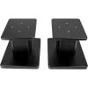 imageRockville RockShelf 64W Bundle 2 65 in 400W Peak  100W RMS White Home Theater Bookshelf Speakers 2 RHT8B Black DesktopBookshelf SpeakerStudio Monitor Stands 4Items