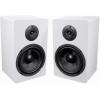 imageRockville RockShelf 64W Bundle 2 65 in 400W Peak  100W RMS White Home Theater Bookshelf Speakers 2 RS37W 37 in Steel Bookshelf SpeakerStudio Monitor Stands 4Items