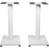 imageRockville RockShelf 64W Bundle 2 65 in White Home Theater Bookshelf Speakers 100W RMS  400W Peak per Pair 2 RS21W 21 in Steel Bookshelf SpeakerStudio Monitor Stands 4Items