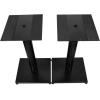 imageRockville RockShelf 68C Classic Wood Bundle Pair 65 50Watt RMS  200Watt Peak Home Bookshelf Speakers 8 Ohm Pair RS29B 29 Steel Speaker Stands 2Items