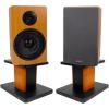 imageRockville RockShelf 68C Bundle Pair 65 50Watt RMS  200Watt Peak Wood Home Theater Bookshelf Speakers 8 Ohm Pair RHT8C Desktop Stands 2Items
