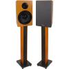 imageRockville RockShelf 68C Bundle Pair 65 Wood Bookshelf Speakers 50W RMS  200W Peak Each 400W Pair 8 Pair RHTSC 36 Wood Speaker Stands 2Items
