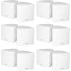 imageRockville Cube White 35 in 30W RMS Home Theater Wall Speakers 8 Ohm 360Degree Swivel Brackets 2Way Audio Compact Design for Home Theater and Surround Sound 6Items