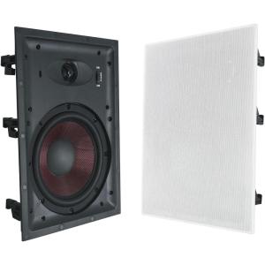 imageRockville Pair WA858 320W inWall Speakers 8 Kevlar Woofer Silk Dome Tweeter Magnetic Grilles 2Position Tweeter Control 8Ohm for Home Theater amp WholeHouse Audio8