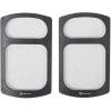 imageRockville Bundle 2 HD5 Powered Bookshelf Speakers Bluetooth Monitor Speaker System Bundle with 2 RHTSB Bookshelf Speaker Stands Surround Sound Home Theater 4 Items