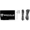imageRockville Bundle RPA70WBT V2 1000w 2Ch USB Bluetooth AmplifierMixer2 Mics Bundle with Pair Rockville RockSlim White Home Theater 525 240w Easy Wall Mount Slim Speakers 3 Items