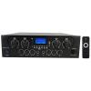 imageRockville RPA40BT Bundle 1000W 4ZoneChannel Home Stereo Bluetooth Amplifier Receiver 4 Cube 35 in White Home Theater Wall Speakers with Swivel Brackets 5Items