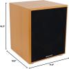 imageRockville Rock Shaker 12 800W Powered Home Theater Subwoofer Deep Bass Adjustable Crossover Compact Design for Home Audio EnthusiastsClassic Wood