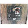 imageRockville Rock Shaker 12 800W Powered Home Theater Subwoofer Deep Bass Adjustable Crossover Compact Design for Home Audio EnthusiastsDark Wood