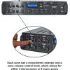 imageRockville Rock Zone 8 Bundle 8Channel 1000W RMS MultiRoom Bluetooth Home Receiver 8 Pairs 525 in 240W Peak80W RMS RockSlim White Wall Mount Speakers for Home or Office Audio System 9Items