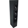 imageRockville RockTower 64C Passive Tower Speaker 4 Ohm Classic HighFidelity Sound Detachable Grille 3Way 65 500W MDF Perfect for Home AudioBlack