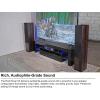 imageRockville RockTower 64C Passive Tower Speaker 4 Ohm Classic HighFidelity Sound Detachable Grille 3Way 65 500W MDF Perfect for Home AudioDark Wood