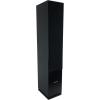 imageRockville RockTower 68C Passive Tower Speaker 8 Ohm Classic Wood Grain 500W Peak 3Way Dual 65 MDF Cabinet Detachable Grille for Home AudioBlack