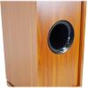 imageRockville RockTower 68C Passive Tower Speaker 8 Ohm Classic Wood Grain 500W Peak 3Way Dual 65 MDF Cabinet Detachable Grille for Home AudioClassic Wood